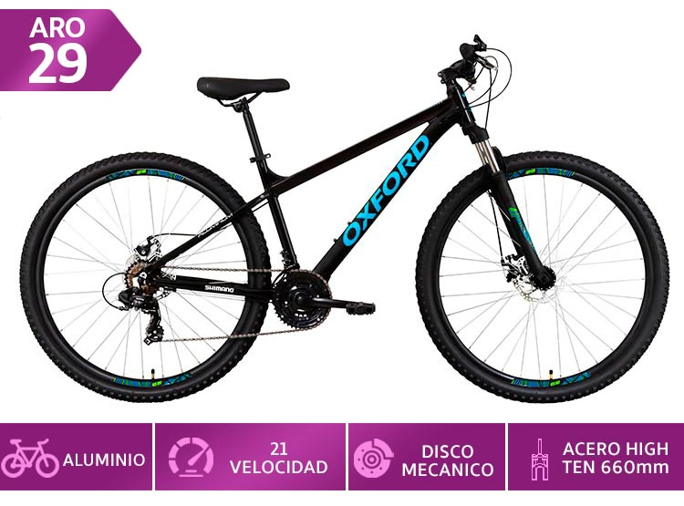 MOUNTAIN BIKE OXFORD BEAST NEGRO TALLA M ARO 29 - 1