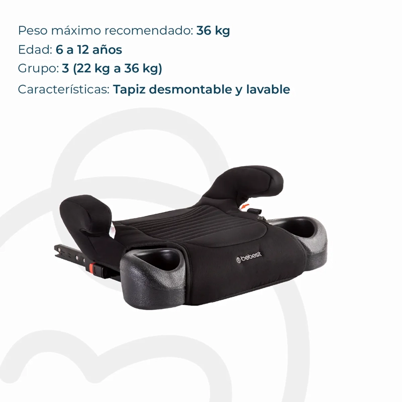 ALZADOR BEBESIT HB11C NEGRO - 3