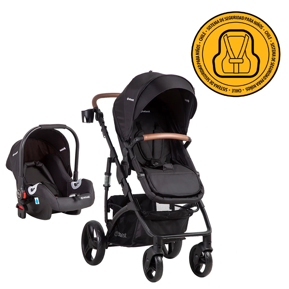 COCHE TRAVEL QUES R750 NEGRO - 4