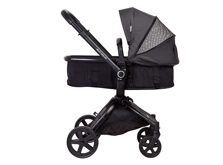 COCHE CUNA TRAVEL SYSTEM BEBE DELUXE 360° CON BASE NEGRO - 3