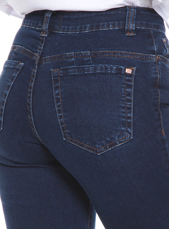 JEANS MUJER WADOS RECTO ALGODÓN TIRO ALTO - 6