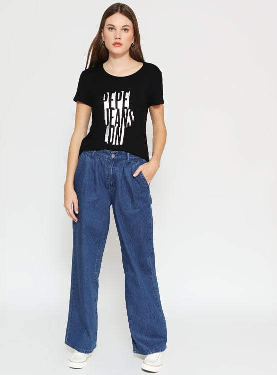 POLERA MANGA CORTA MUJER PEPE JEANS DANA - 4