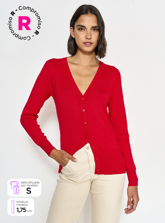 CARDIGAN MUJER MARQUIS CUELLO EN V