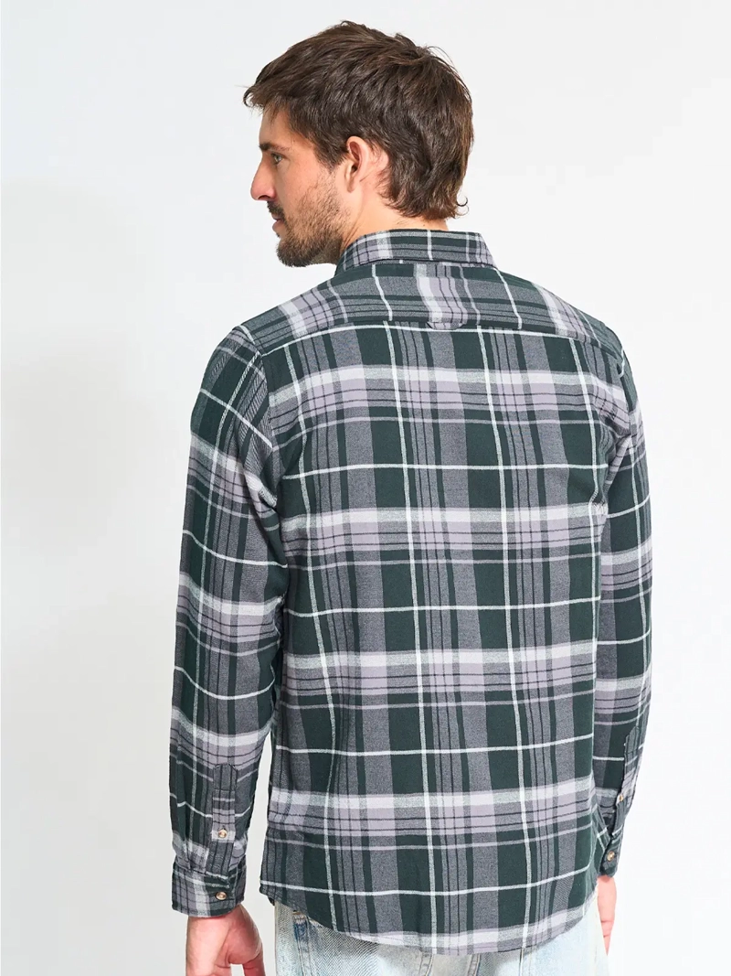 CAMISA MANGA LARGA ALGODÓN HOMBRE HALF CORGIE - 2
