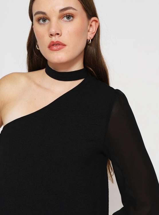 BLUSA MANGA LARGA MUJER BARBADOS TRANSPARENTE - 3