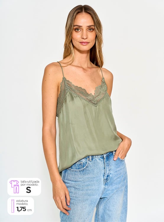 BLUSA SIN MANGAS MUJER MARQUIS BLACE - 1