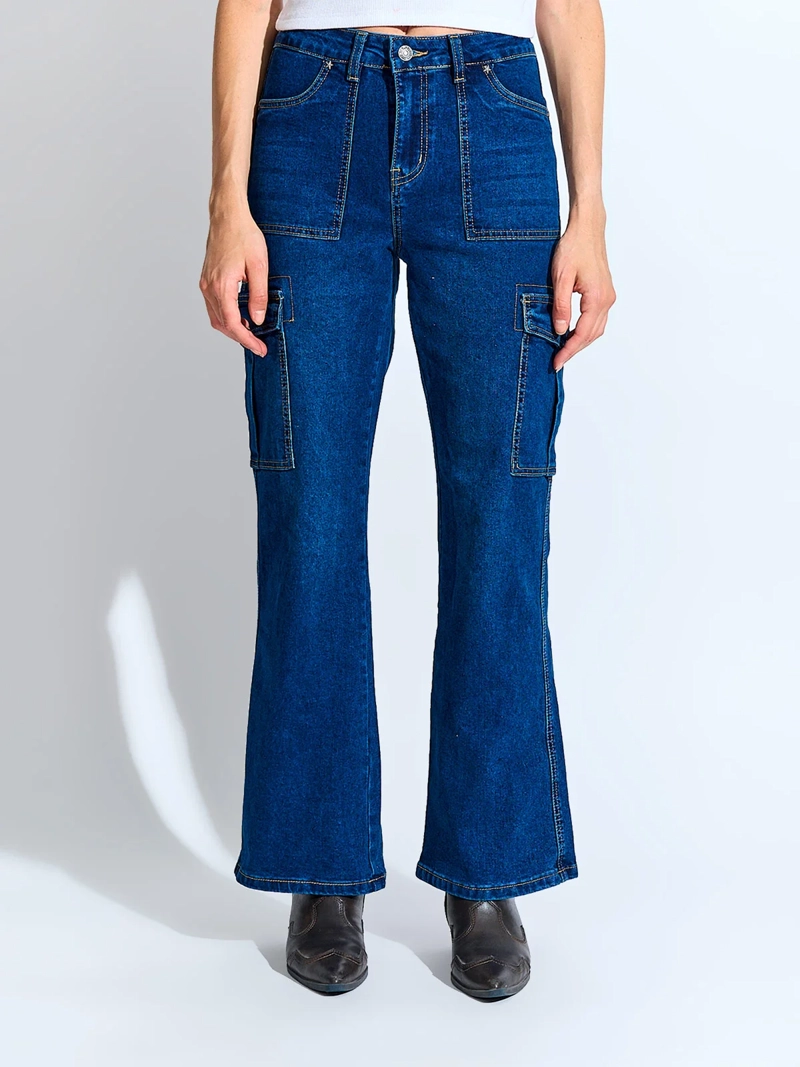 JEANS MUJER BARBADOS CARGO - 2