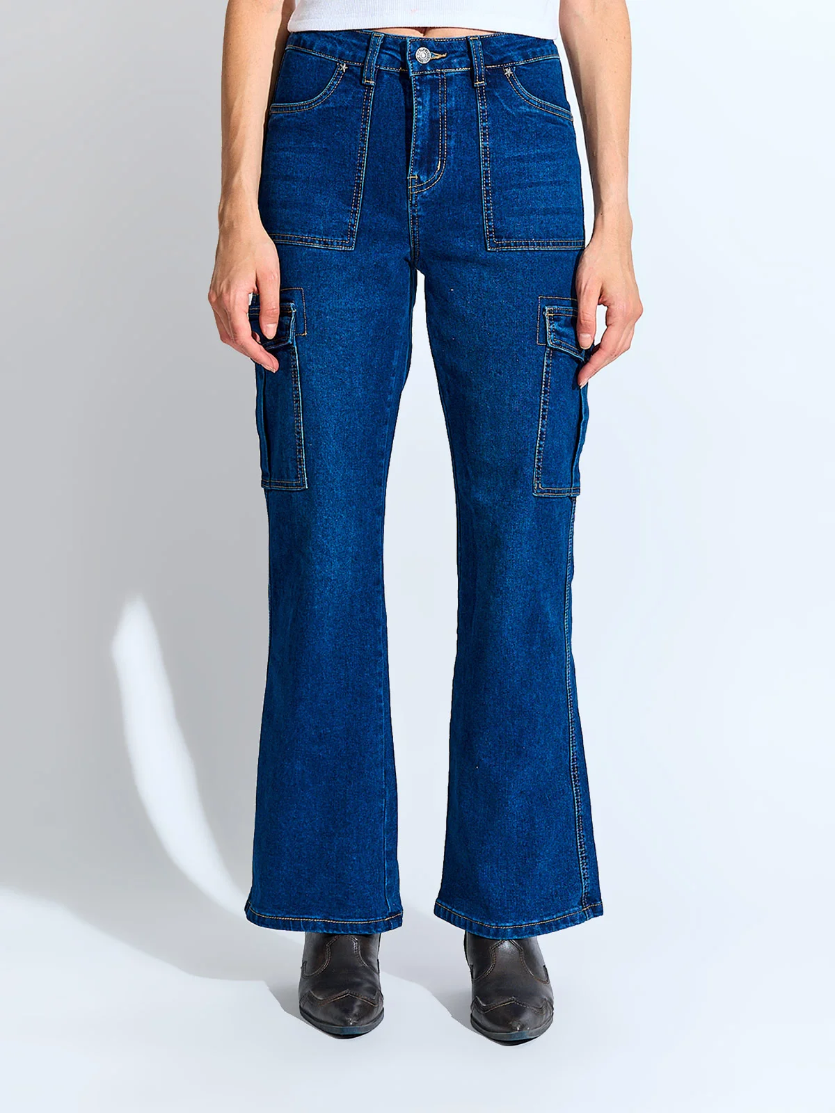 JEANS MUJER BARBADOS CARGO - 2