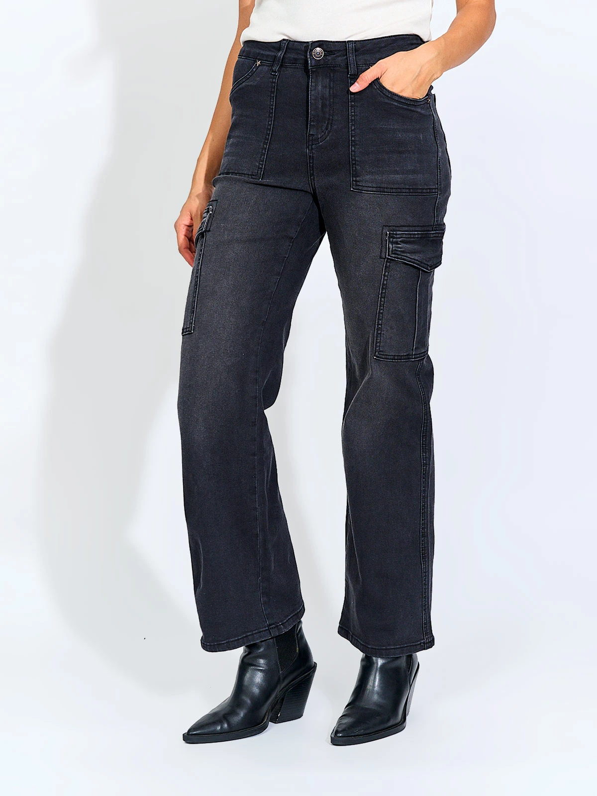 JEANS MUJER BARBADOS CARGO - 2