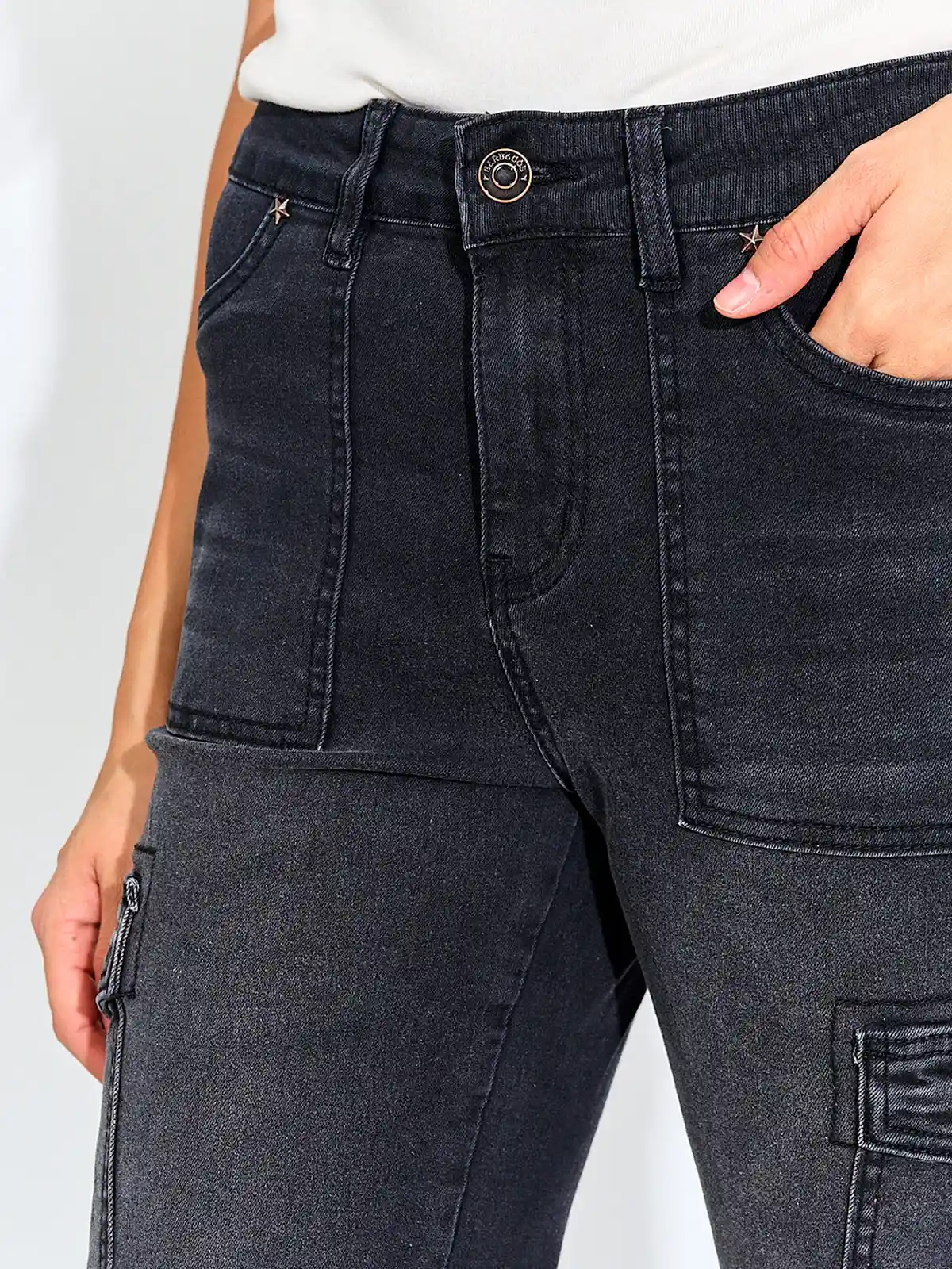 JEANS MUJER BARBADOS CARGO - 4