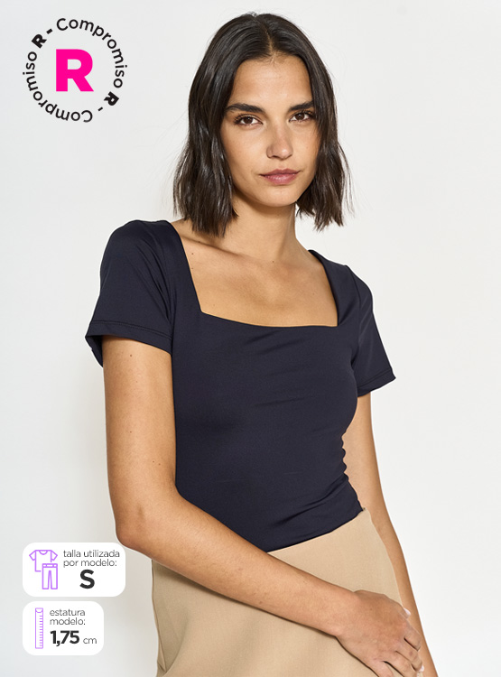 POLERA MANGA CORTA MUJER MARQUIS