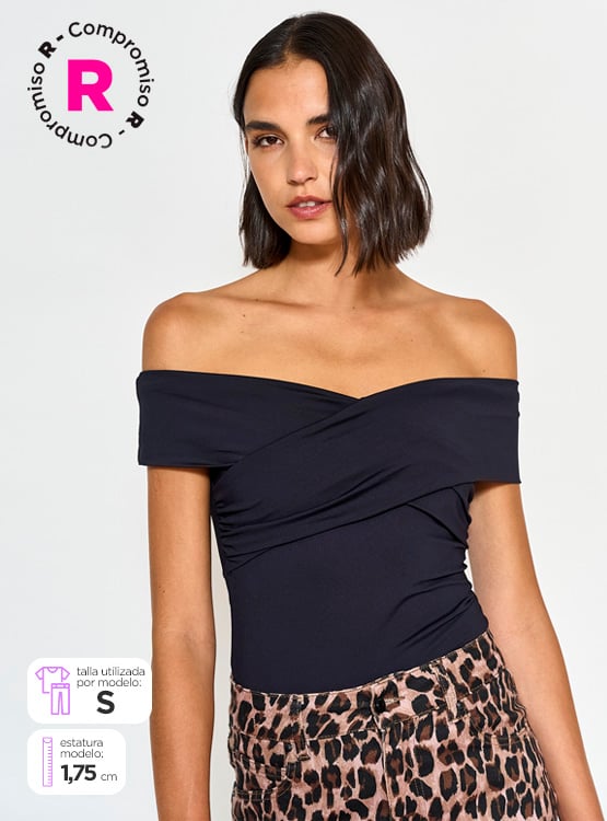 POLERA SIN MANGAS MUJER MARQUIS BODY SIN HOMBROS - 1