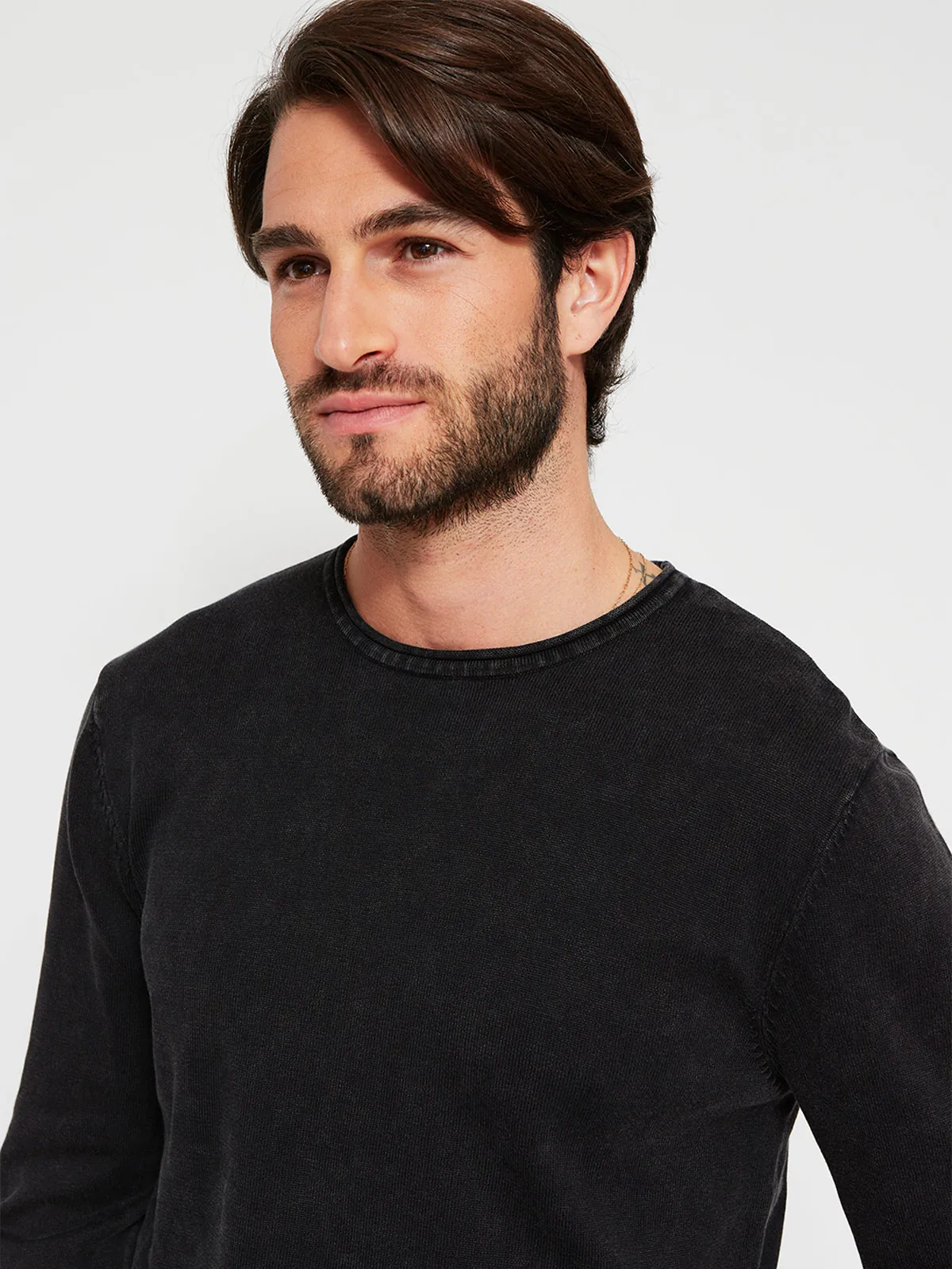 SWEATER ALGODÓN HOMBRE BARBADOS CREW NECK LAVADO - 3