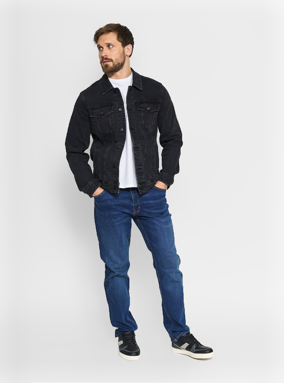 CHAQUETA ALGODÓN HOMBRE INDEX DENIM BÁSICA - 4