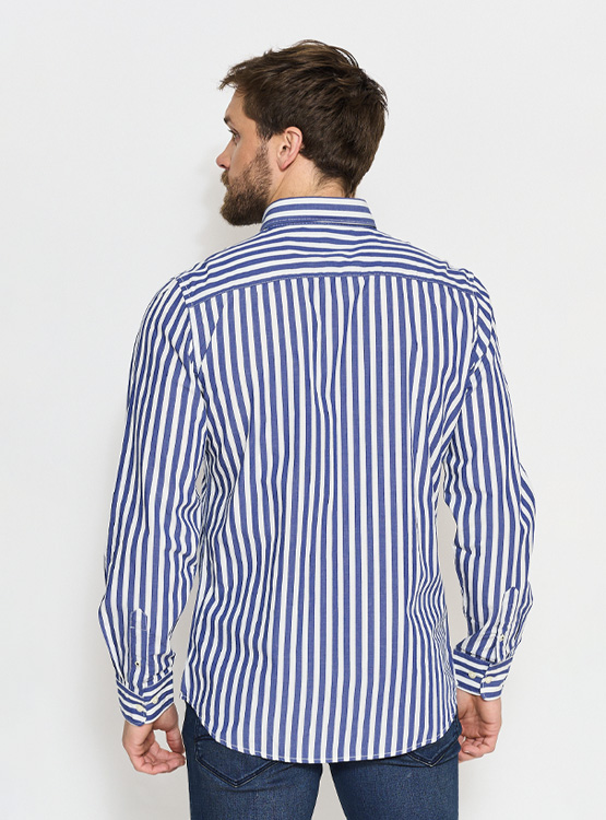 CAMISA REGATTA MANGA LARGA LÍNEAS - 2