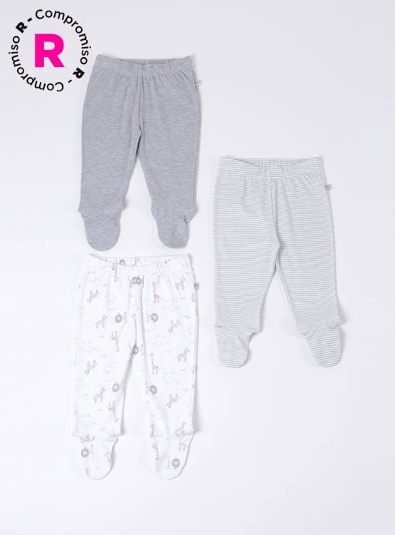 TRIPACK PATITAS UNISEX BABY HARVEST - 1
