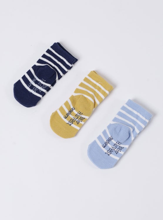 PACK 3 CALCETINES UNISEX BABY HARVEST MULTICOLOR RAYAS - 2