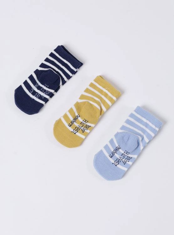 PACK 3 CALCETINES UNISEX BABY HARVEST MULTICOLOR RAYAS - 2