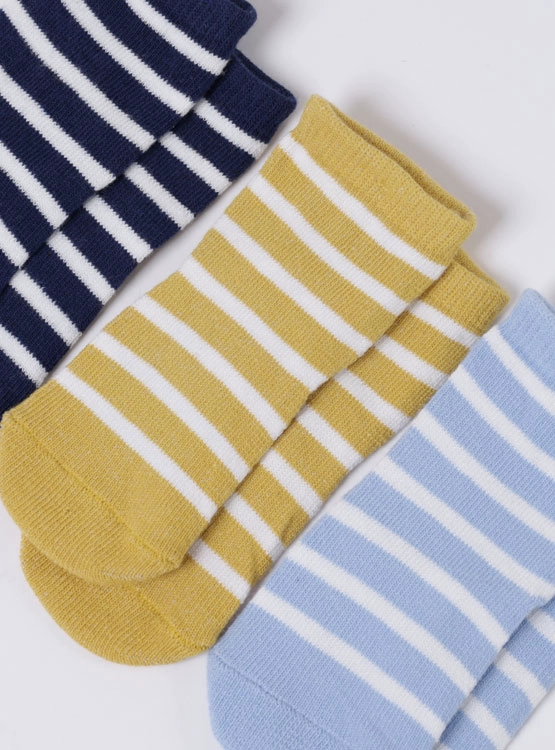PACK 3 CALCETINES UNISEX BABY HARVEST MULTICOLOR RAYAS - 3