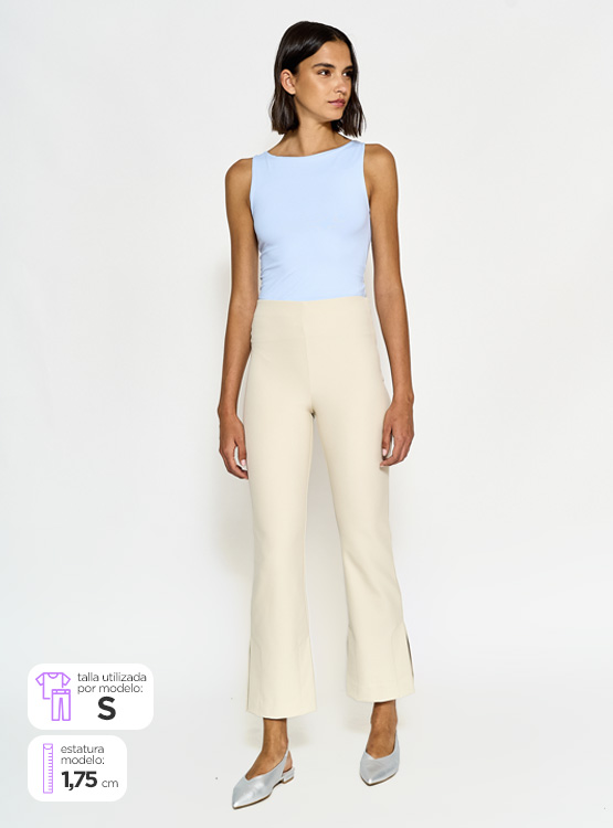 PANTALÓN FLARE MUJER MARQUIS - 1