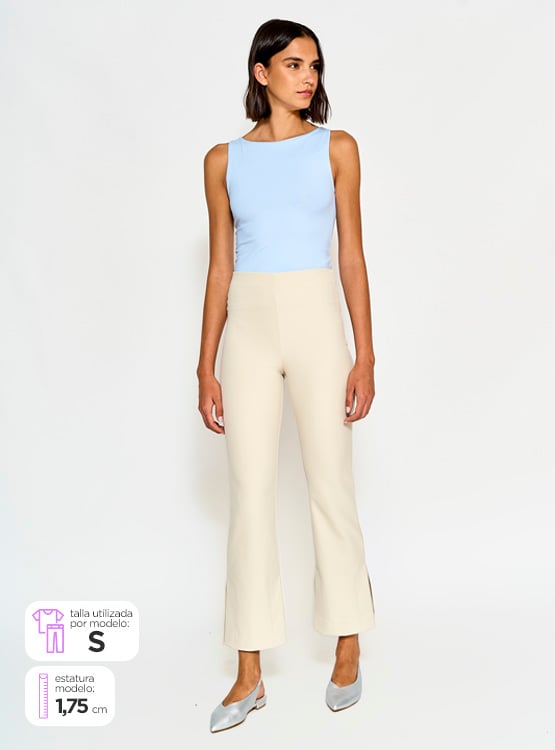 PANTALÓN FLARE MUJER MARQUIS - 1