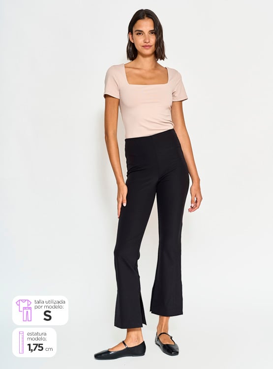 PANTALÓN FLARE MUJER MARQUIS - 1
