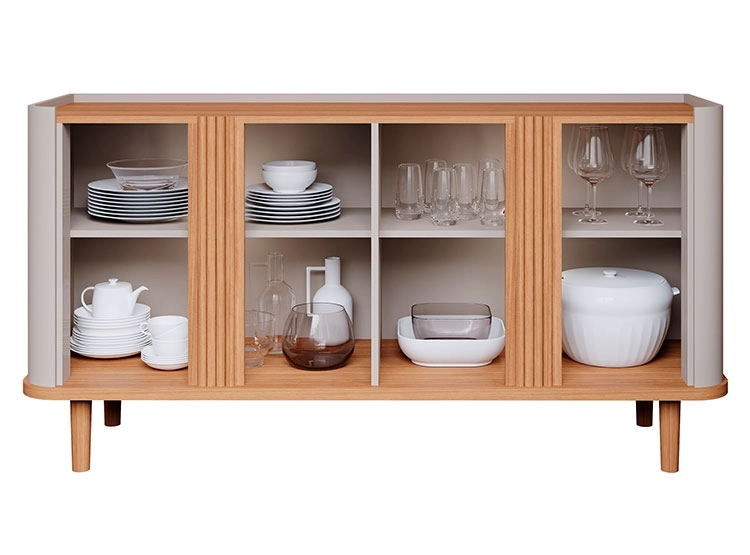 BUFFET DECOCASA EVA OFF WHITE NATURAL - 2