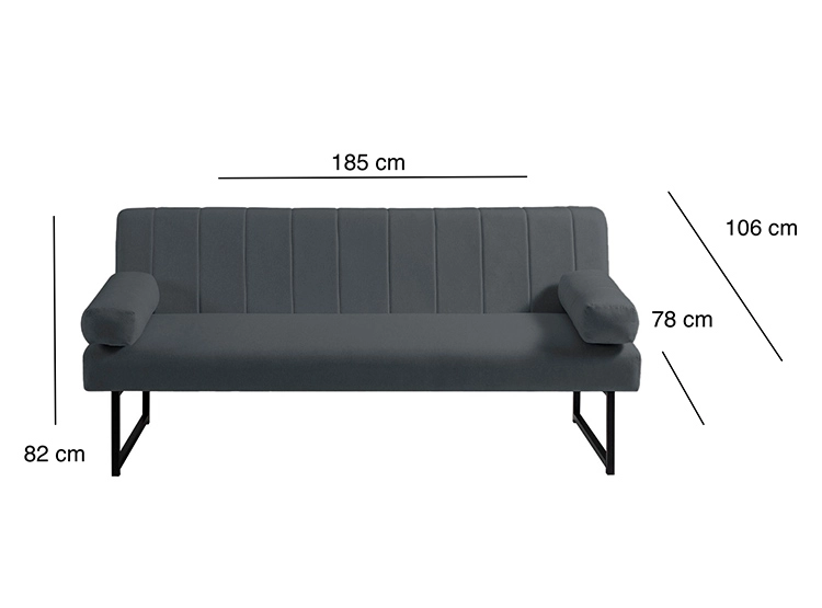 SOFÁ CAMA DECOCASA LENNON T21 - 3