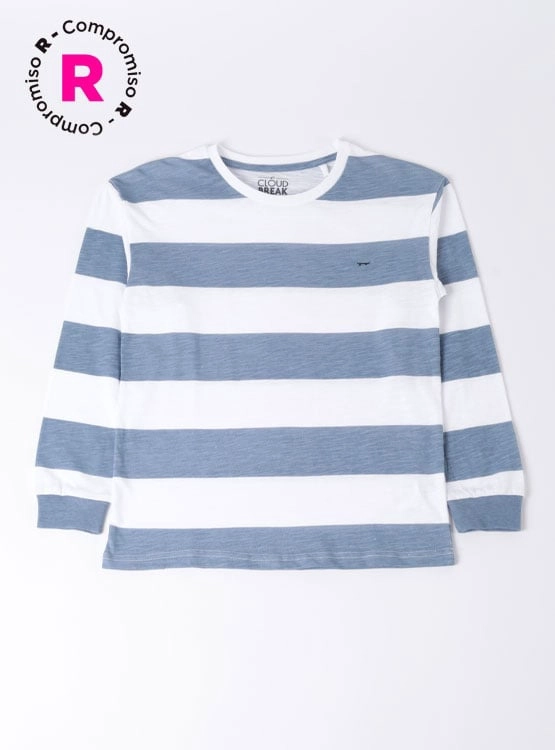 POLERA MANGA LARGA NIÑO CLOUDBREAK