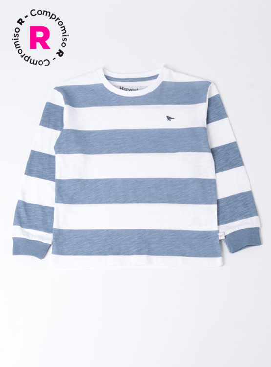 POLERA MANGA LARGA NIÑO HARVEST - 1