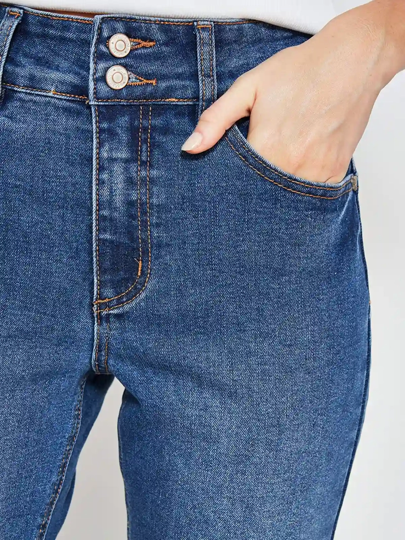 JEANS MUJER BARBADOS ALGODÓN FLARE - 4