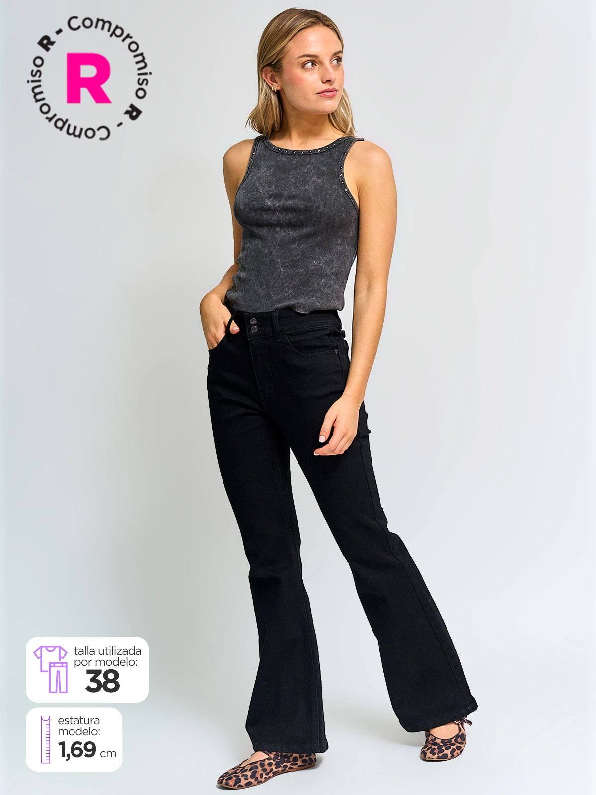 JEANS MUJER BARBADOS FLARE - 1
