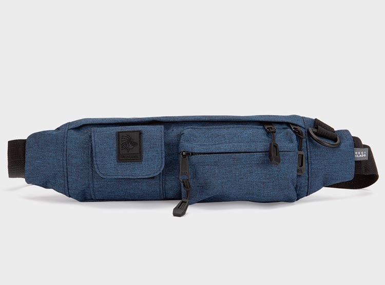 BANANO WILD LAMA UTILITY POLIÉSTER RECICLADO AZUL - 1