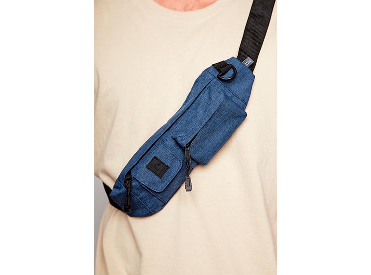 BANANO WILD LAMA UTILITY POLIÉSTER RECICLADO AZUL - 3