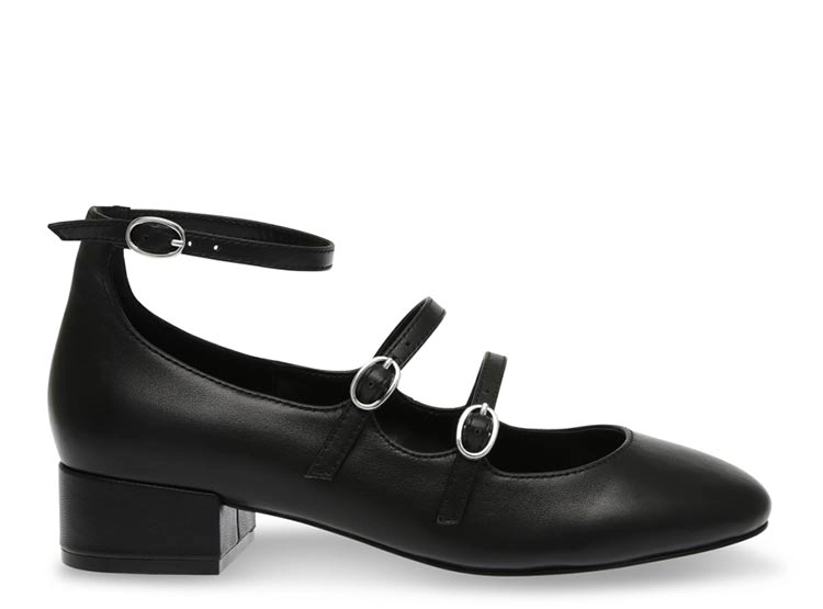 BALLERINAS CUERO MUJER STEVE MADDEN NEGRO COLLEAGUE - 1