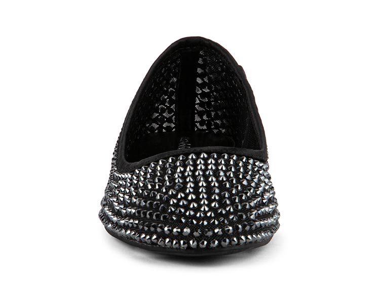 Steve Madden Blossoms-M - Ballerine Donna Con Tomaia In Mesh Trasparente E Dettagli Di Strass, Punta Rotonda - 4