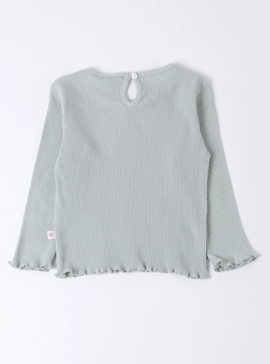 POLERA MANGA LARGA ALGODÓN NIÑA BABY HARVEST BORDADO - 2