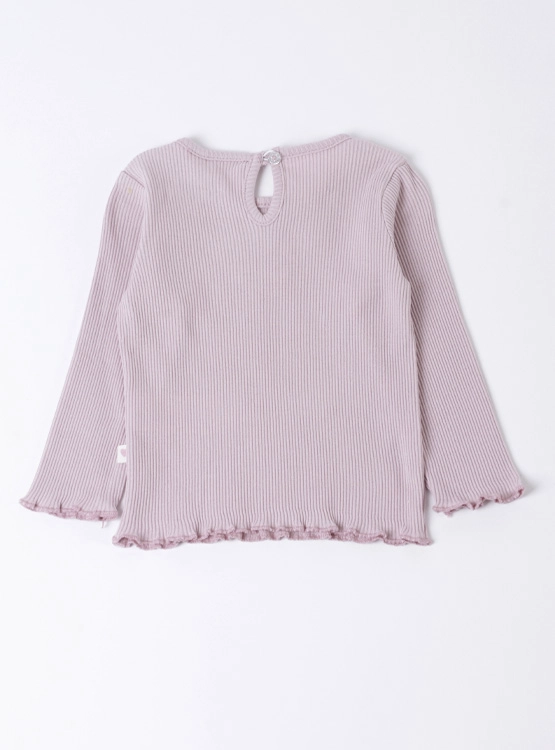 POLERA MANGA LARGA ALGODÓN NIÑA BABY HARVEST BORDADO - 2