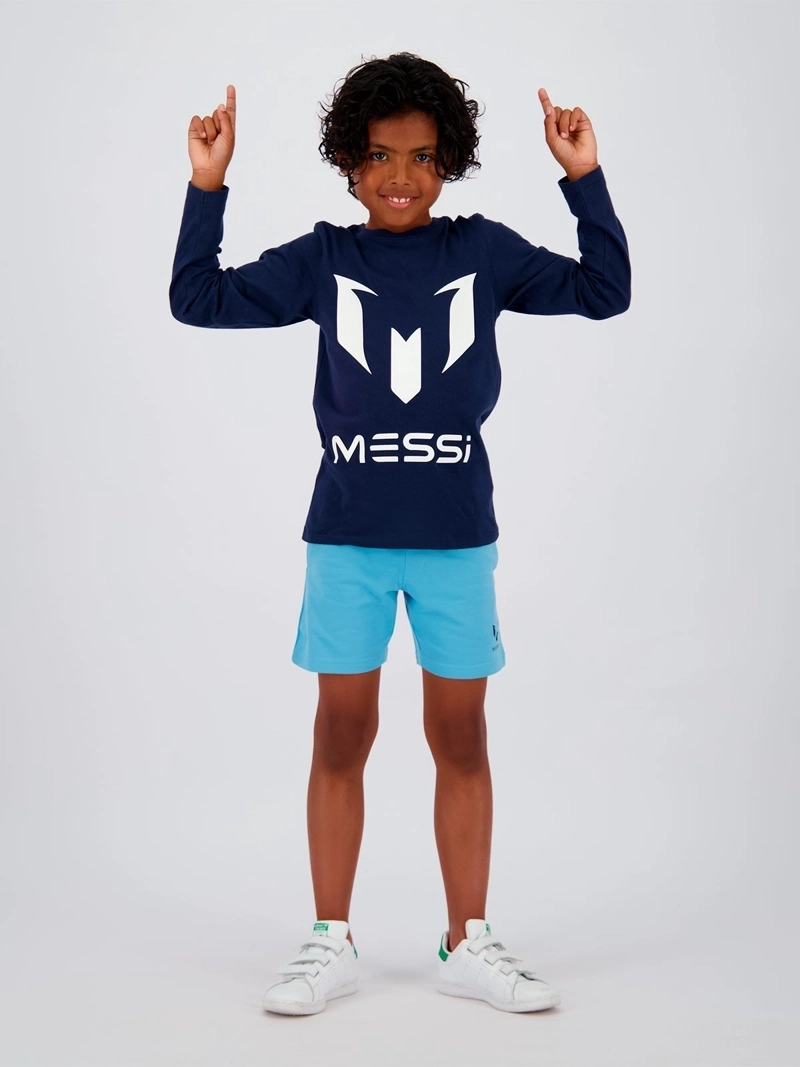 POLERA MANGA LARGA NIÑO MESSI SERTO