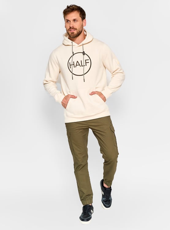 POLERÓN ALGODÓN HOMBRE HALF BÁSICO CIERRE - 4