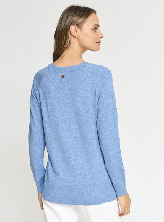 SWEATER MANGA LARGA MUJER REGATTA LISO - 2