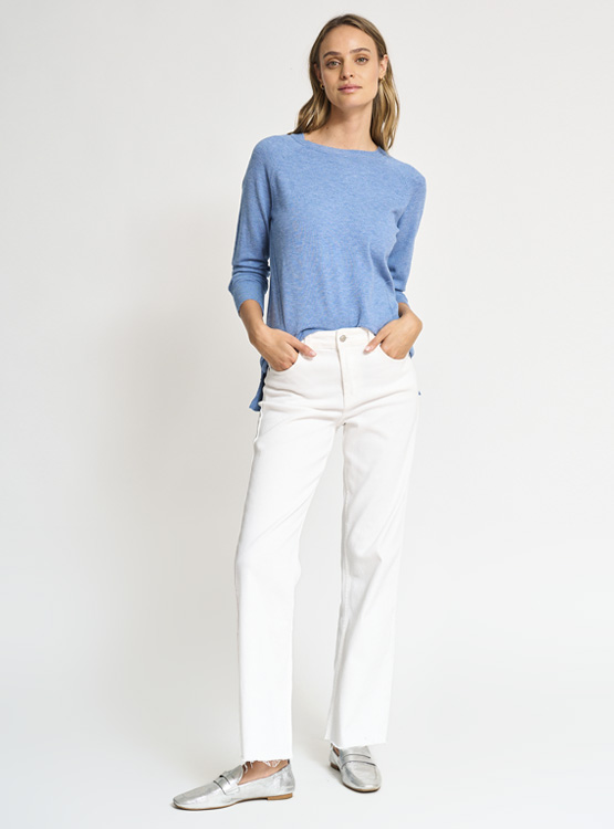 SWEATER MANGA LARGA MUJER REGATTA LISO - 4