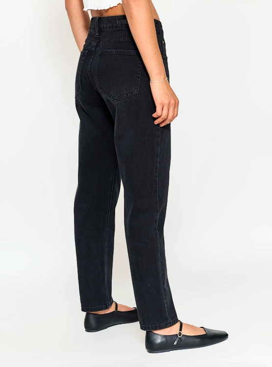 JEANS MUJER INDEX ALGODÓN MOM TIRO MEDIO - 3