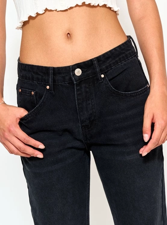 JEANS MUJER INDEX ALGODÓN MOM TIRO MEDIO - 4