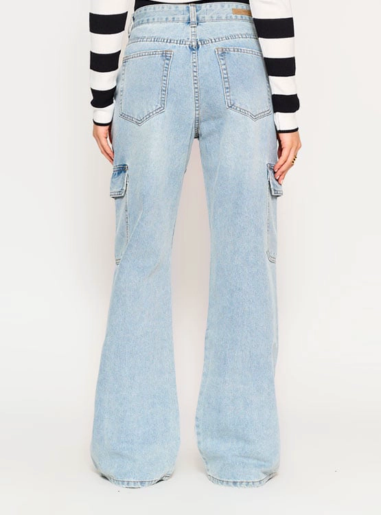 JEANS MUJER INDEX CARGO - 3