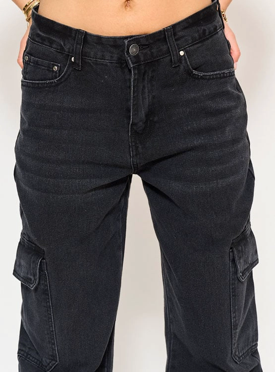 JEANS MUJER INDEX CARGO - 4
