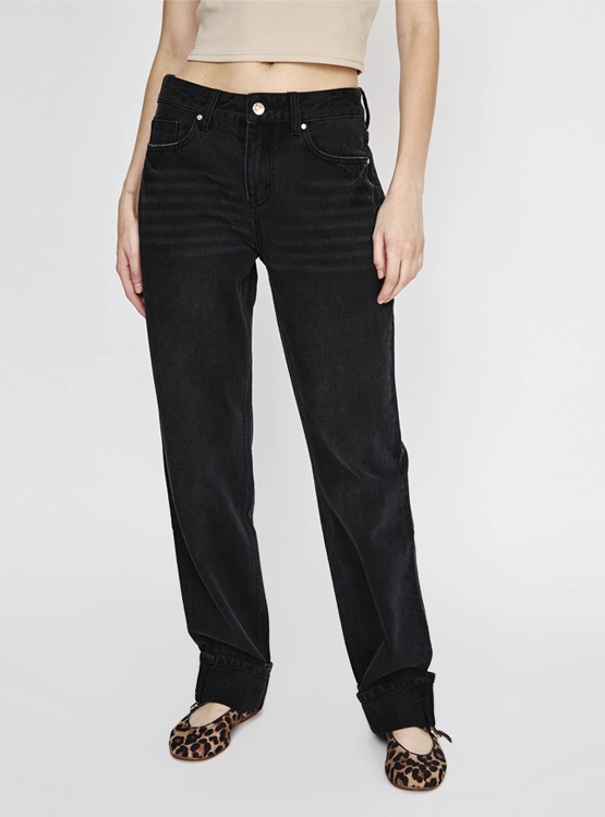 JEANS MUJER INDEX ALGODÓN RECTO TIRO MEDIO - 2