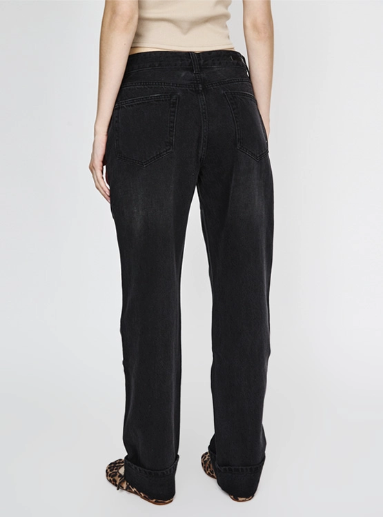 JEANS MUJER INDEX ALGODÓN RECTO TIRO MEDIO - 3