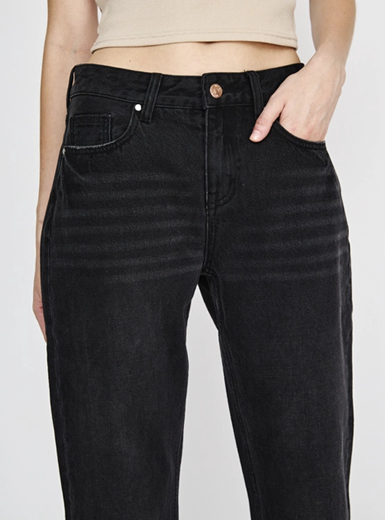 JEANS MUJER INDEX ALGODÓN RECTO TIRO MEDIO - 4