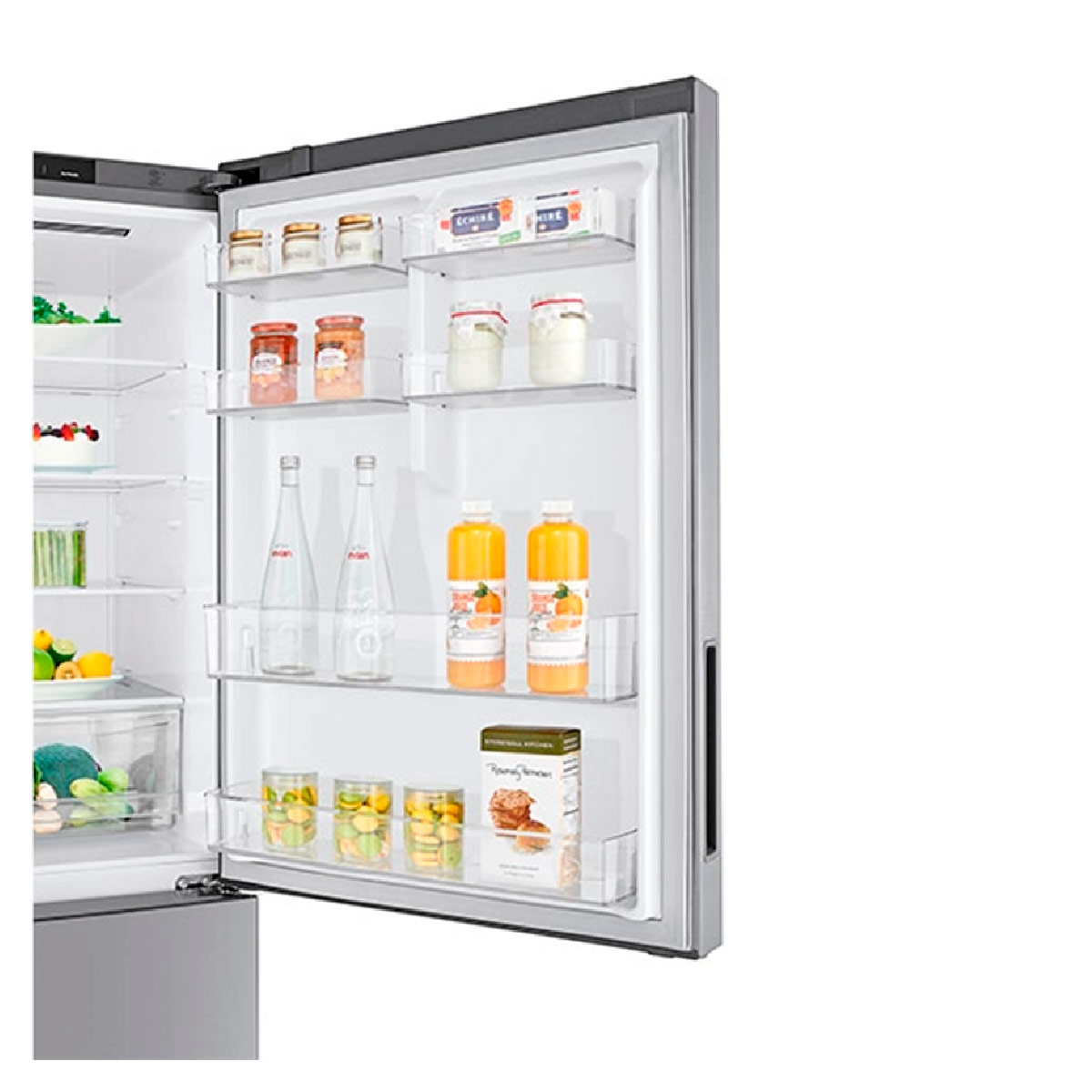 REFRIGERADOR BOTTOM FREEZER LG NO FROST 421 L DOOR COOLING GB40BPG - 6